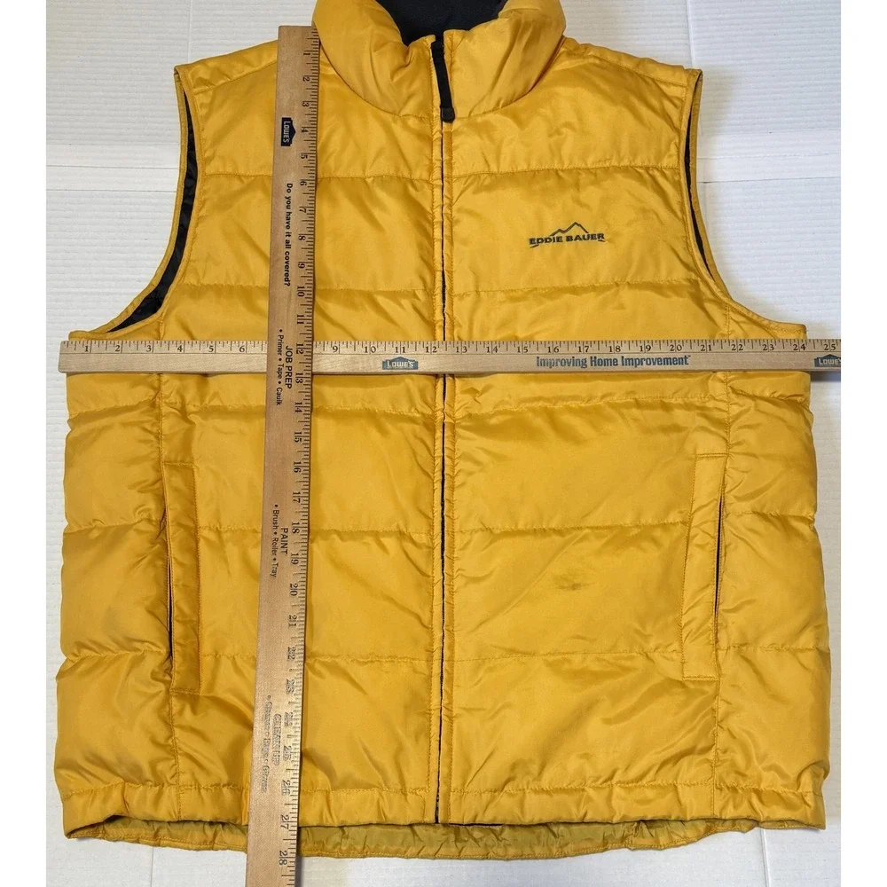 EDDIE BAUER‎ - Men's Hard to Find! Premium Goose Down Puffer Vest - Size Large